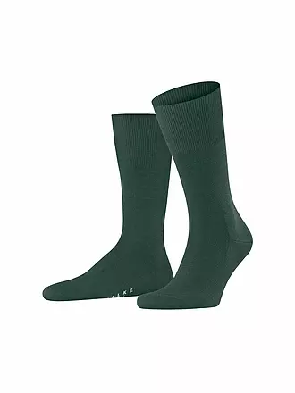 FALKE | Herren-Socken "Airport" (dark grey) | olive